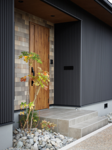【WB工法】黒を基調にした、落ち着きのある上質な家